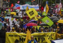 Manifestaciones en Chile por el fin de las AFP y la reforma previsional