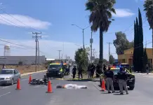 Muere un motociclista en choque sobre avenida Industrias