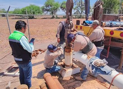 Clausura Conagua perforación de pozo en Ciudad Fernández