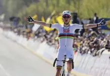 Tadej Pogacar gana el Tour de Flandes en una emocionante carrera de ciclismo