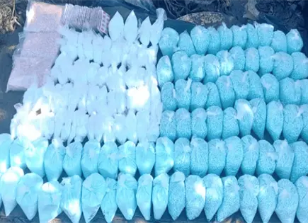 Aseguran 200 pastillas de fentanilo en BCS Aseguran 200 pastillas de fentanilo en BCS