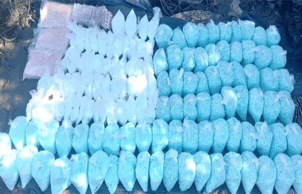 Aseguran 200 pastillas de fentanilo en BCS
