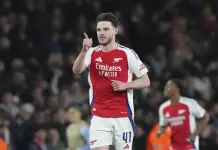 Increíbles tiros libres de Declan Rice en Arsenal vs Real Madrid