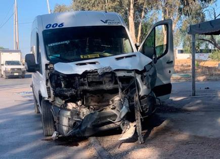 Un accidente más de transporte de personal