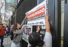 Clausura simbólica del Senado por madres buscadoras