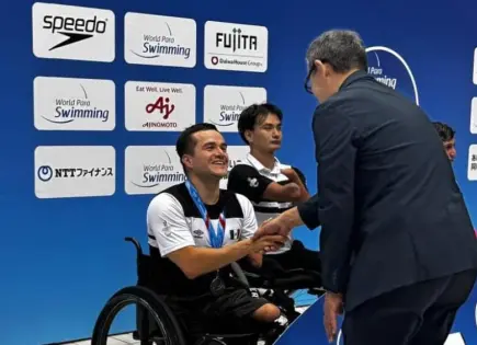 Ángel Camacho brilla al obtener bronce en Mundial Para Natación