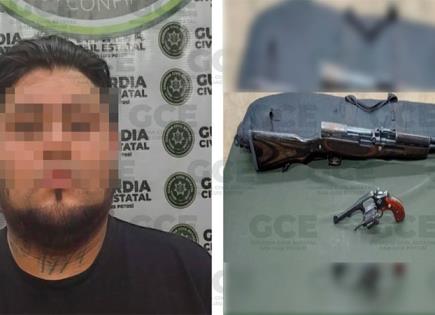 Individuo tenía armas de fuego en su casa