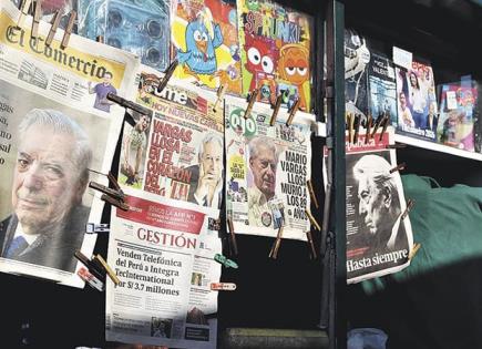 Reconocimiento mundial a Mario Vargas Llosa