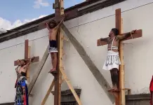 Conmueve representación 64 del Viacrucis en San Juan de Guadalupe