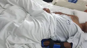 Motociclista será operado en Valles