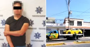 Intentó huir de policías en auto con vidrios polarizados y sin placa