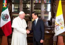 Reaparición de Peña Nieto tras muerte del Papa Francisco