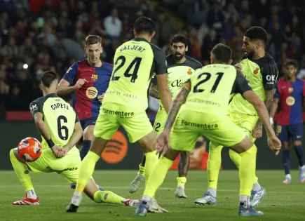 Barcelona se impone a Mallorca en emocionante encuentro de la liga española