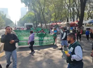 Manifestación por inclusión de deportistas en competencias nacionales