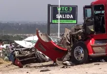 Piden justicia para mujer v&iacute;ctima de trailero en carretera a Rioverde