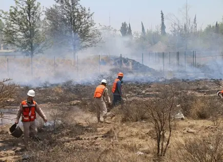 Arde otro predio en el norte de la ciudad