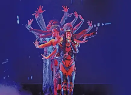 Katy Perry, desde lo alto