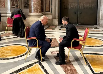 El Vaticano sienta a hablar a Trump y Zelenski