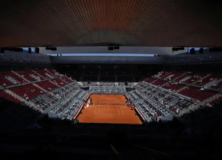 Tenistas a oscuras: Abierto de Madrid, suspendido por apagón masivo