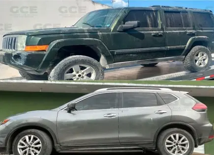 En operativos, recuperan dos camionetas robadas