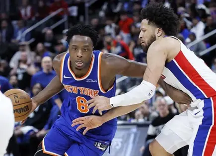 Knicks aventajan 3-1 ante Pistons