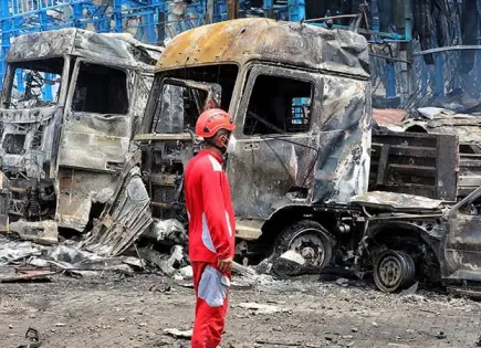 Irán logra extinguir enorme incendio