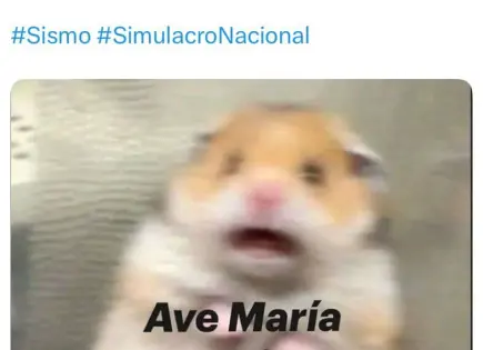Simulacro Nacional 2025 y el humor en redes sociales