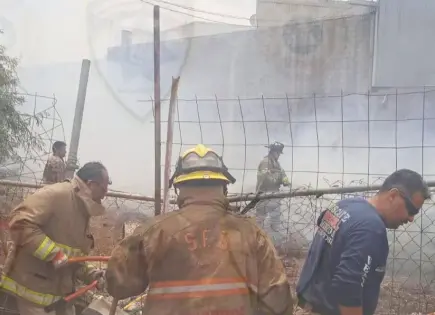 Sofocan dos incendios, en Periférico y Salvador Nava