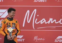 Norris gana el ca&oacute;tico sprint de Miami