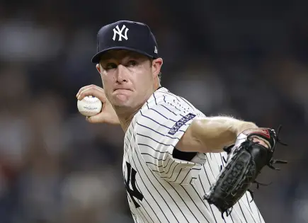 Le realizan refuerzo intento a Gerrit Cole de los Yankees durante cirugía Tommy John