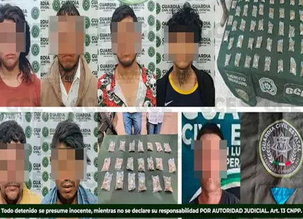 Capturan a siete presuntos narcomenudistas