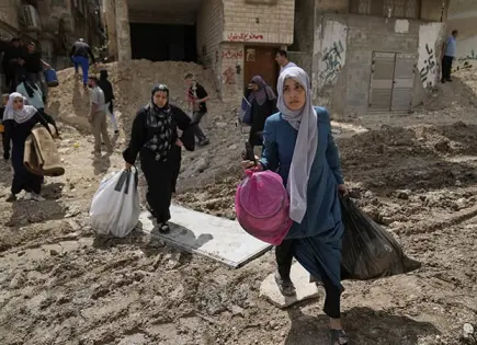 Demuelen una aldea en Cisjordania