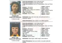 Buscan a dos hermanas desaparecidas en Tequis