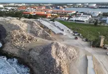 Cemex refuerza la costa de Tabasco con escollera de concreto resistente al mar