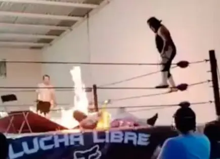 Casi arde el “Bombón asesino”