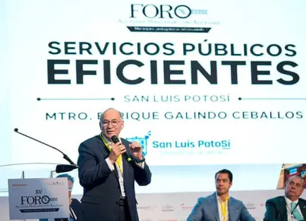 Presenta edil de San Luis resultados en Foro Nacional de Alcaldes
