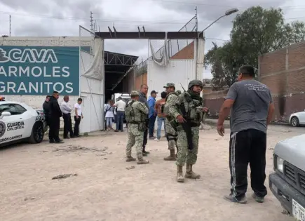 Muere una mujer durante asalto en empresa marmolera