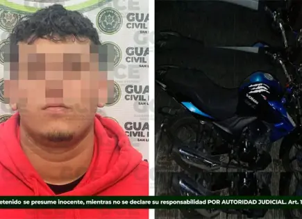Por manejo peligroso, arrestan a motociclista