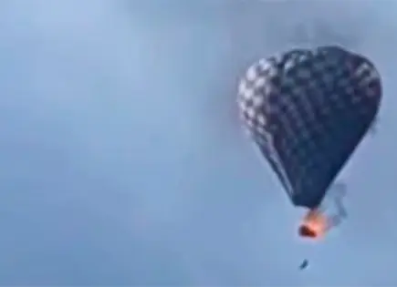 Fatal accidente con globo aerostático en festival de Zacatecas