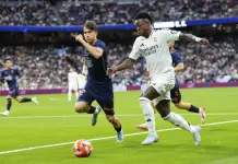 Vinicius Júnior sufre esguince en el tobillo y se une a la lista de bajas del Real Madrid