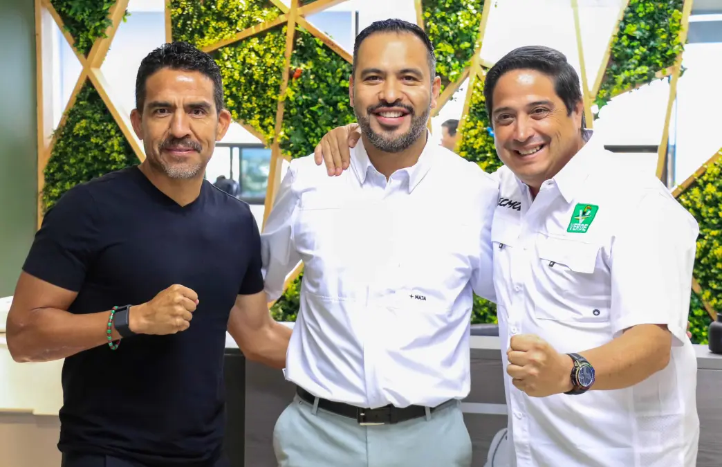 En la imagen; Alejandro Segovia, Ignacio Segura y Jose Luis Romero Calzada