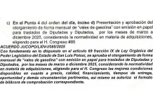 Toma Congreso nuevo acuerdo sobre vales