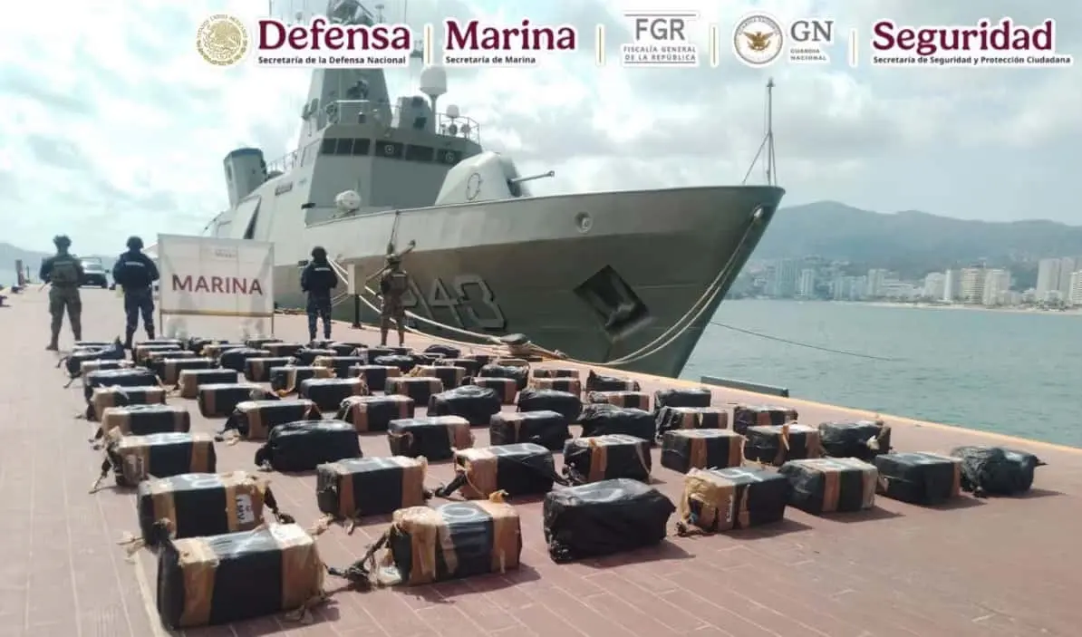 Semar asegura mil 600 kilos de cocaína en Michoacán