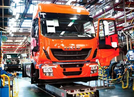 Cae producción de camiones pesados