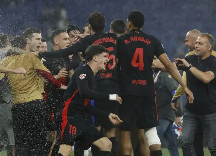 El Barça, campeón de Liga tras ganar el derbi