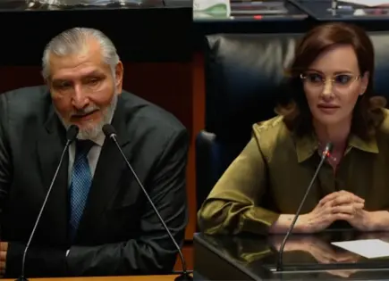 Confrontación entre Lilly Téllez y Adán Augusto en el Senado
