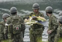 Tragedia en Jap&oacute;n: Avi&oacute;n de entrenamiento se estrella en embalse