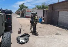 Detienen a presunto integrante de grupo armado y desactivan explosivo en Navolato