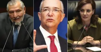 Adán Augusto y Lilly Téllez protagonizan fuerte confrontación en el Senado; Salinas Pliego responde