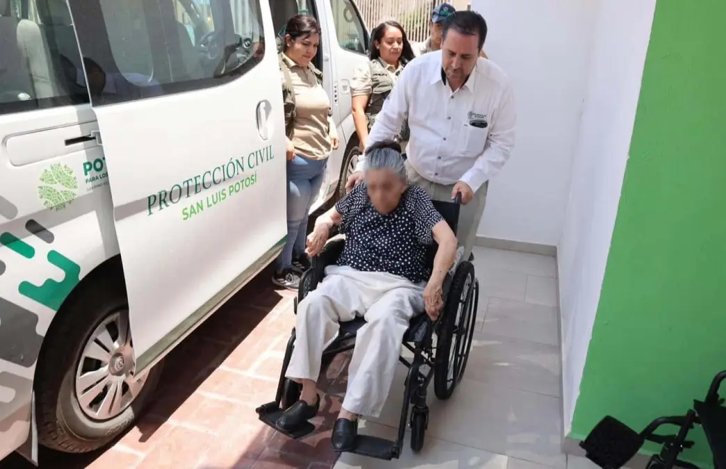Cándida Rodríguez, de 88 años, es una de las personas rescatadas del asilo “Santa Sofía”